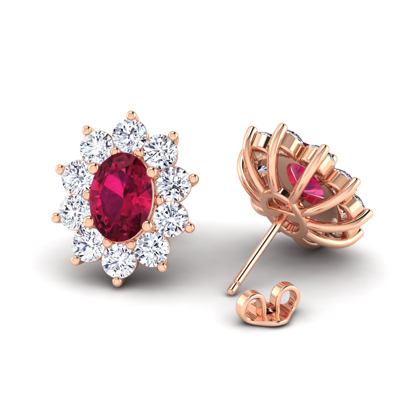 Ruby And Diamond Earrings Available For Immediate Sale At Sotheby's